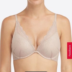 BRAND NEW Undie-tectable push-up plunge bra